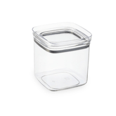 Pote Hermético Quadrado Com Tampa Transparente Vedação Tripla Pote M - 1,1 Litro - Ela Decora